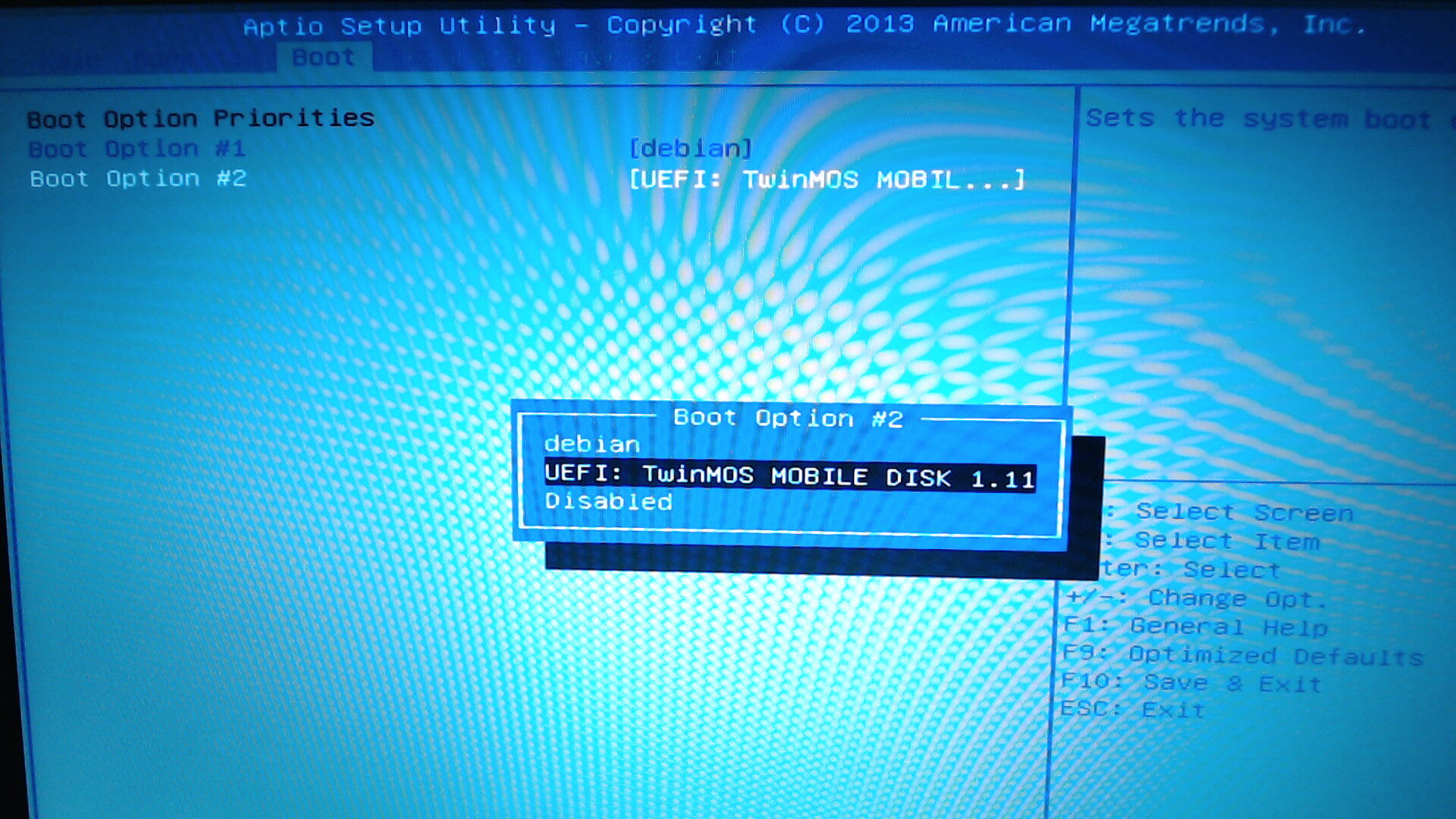 Порядок загрузки на Asus X205TA